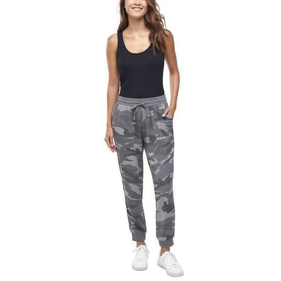 Splendid Pants - New Splendid Womans Sz XXL Jogger Pants Gray Camo Pull On Comfort Stretch NWT